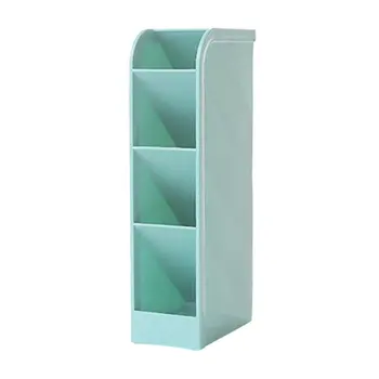 

New Creative 4 Grid Sub-grid Plastic Desk Organizer Desktop Office Pen Pencil Holder Makeup Storage Tray