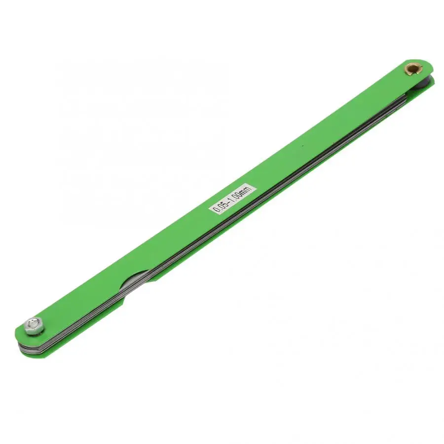 Feeler Gauge 10 шт. 200 мм* 14 0,05-1 мм из нержавеющей стали контрольный измерительный прибор контрольный датчик