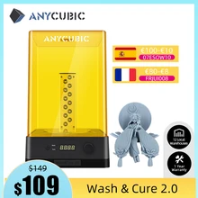 

Anycubic Upgrated Wash and Cure 2.0 Machine 2-in-1 UV Resin curing for LCD/SLA Photon Mono X Mars 3d printer Jewelry/Dentistry