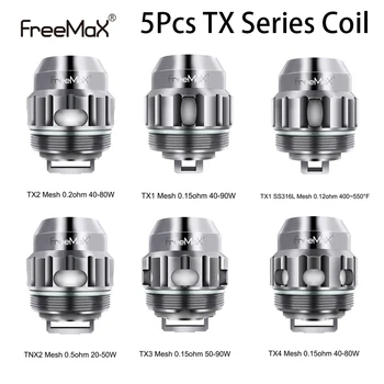 

Original FreeMax TX Mesh Coil Vape 0.15ohm TX1 Mesh 0.2ohm TX2 0.15ohm TX3 0.15ohm TX4 For Fireluke 2 Fireluke M Tank E Cig