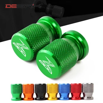 

For KAWASAKI Z800 Motorcycle Accessorie Universal Moto Wheel Tire Valve Stem Caps CNC Airtight Covers WIth Logo Z 800