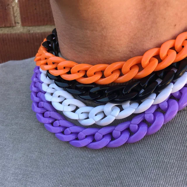 Chunky Acrylic Chain Necklace 32