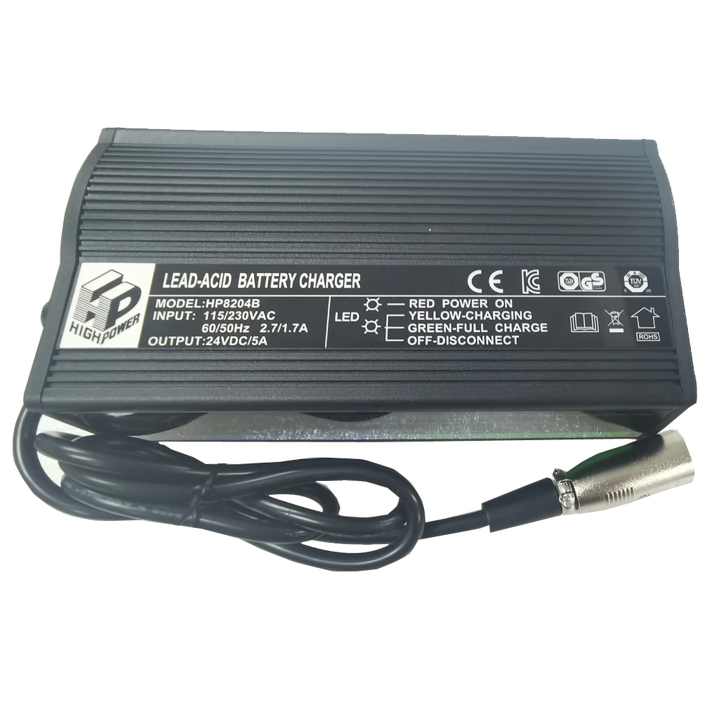 Scooter Parts Battery Chargers Battery Charger 24v 5amp 5Ah Lead Acid