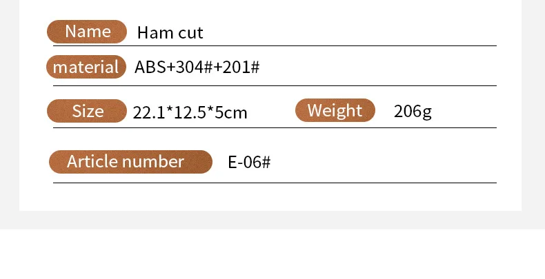 Luncheon meat slicer 12