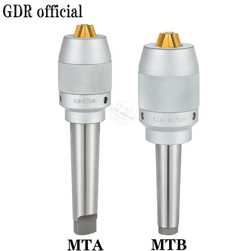 Drill Chuck GDR MT2 APU MT3 APU MT4 MT5 MTA2 MTA3 MTA4 MTA5 MTB2 MTB3 MTB4 MTB5 APU13 APU16 automatic drilling chuck holder