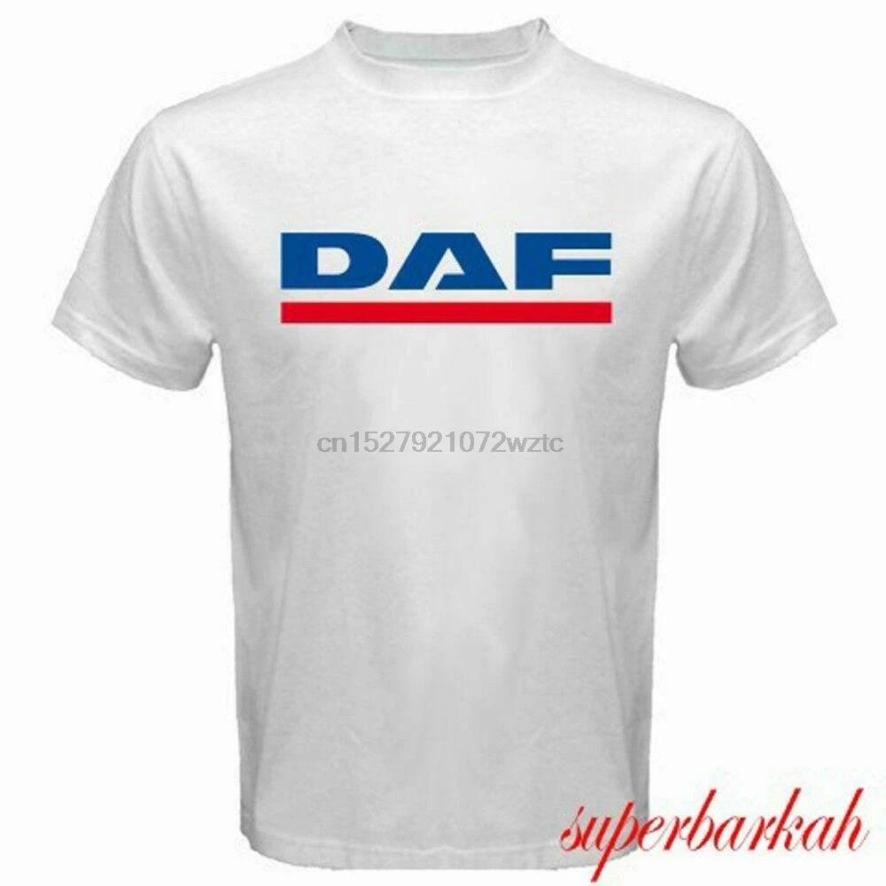 Новый DAF TRUCKS логотип компании Дальнобойщик мужская Белая Размер S-3XL США размер