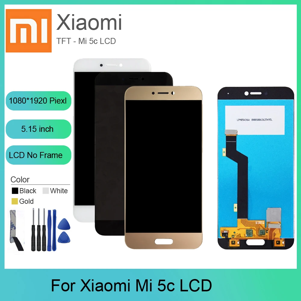 

5.15" For Xiaomi Mi5C Lcd Diaplay Screen Replacement LCD Display+Touch Screen for Xiaomi Mi 5c Mi 5c Smartphon+Tools