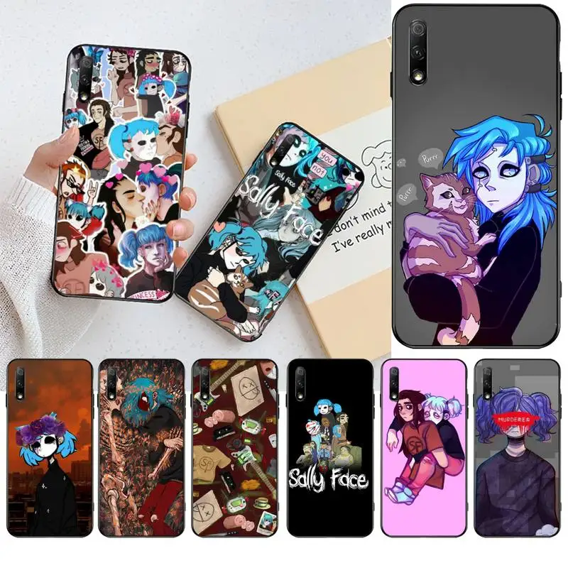 CUTEWANAN Sally Face Game Phone Case Cover for Huawei Honor 20 10 9 8 8x 8c 9x 7c 7a Lite view pro | Мобильные телефоны и