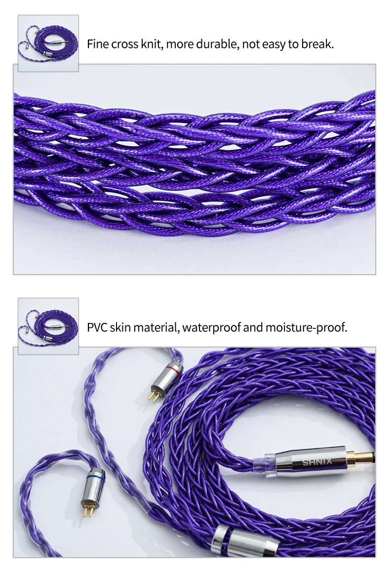 Cabo para fones de ouvido, mmcx 0.78mm,