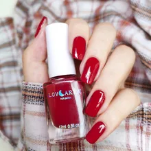 Lovcarrie 12 пилка для ногтей быстросохнущая неоновая красная краска лак для ногтей лак для маникюра украшение Бесконечность блестящая полировка 934