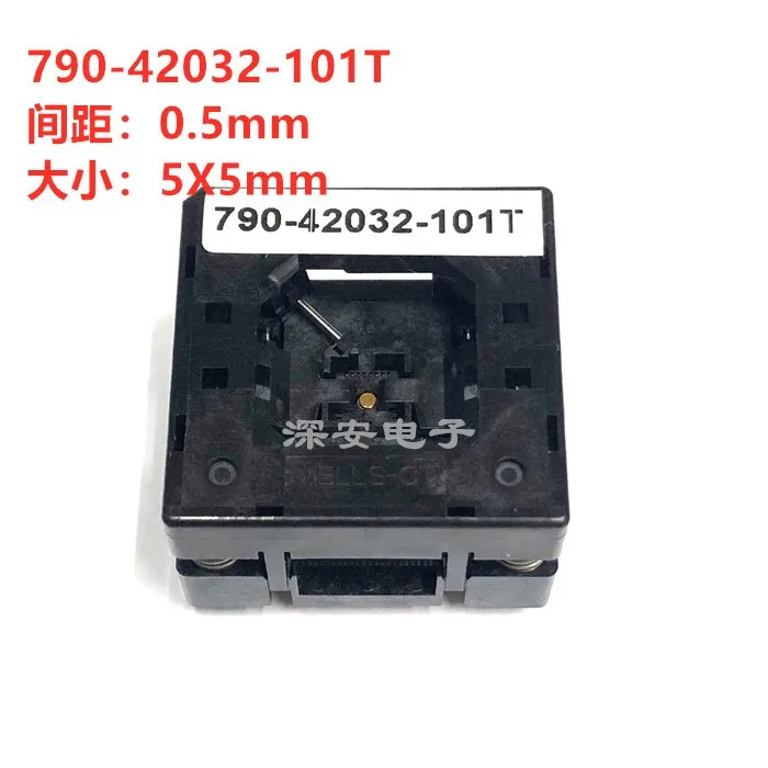 WELLS QFN32 испытательный стенд шаг 0,5 Размер 5X5 790-42032-101T IC Программирование гнездо