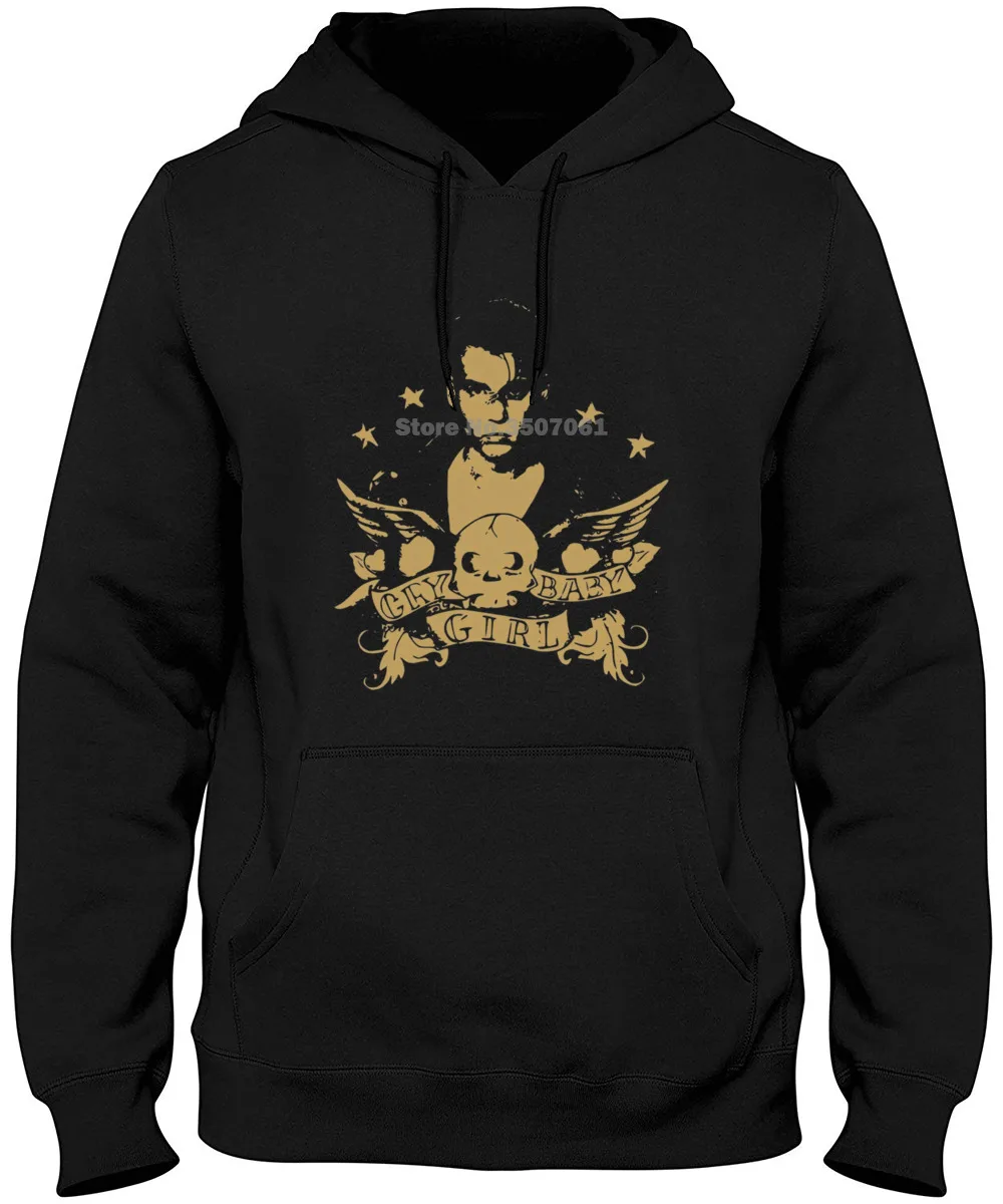 

" Cry Baby " Girlscut Cult Movie Johnny Depp All Sizes & Colours Funny 100 % Cotton Hoodies & Sweatshirts