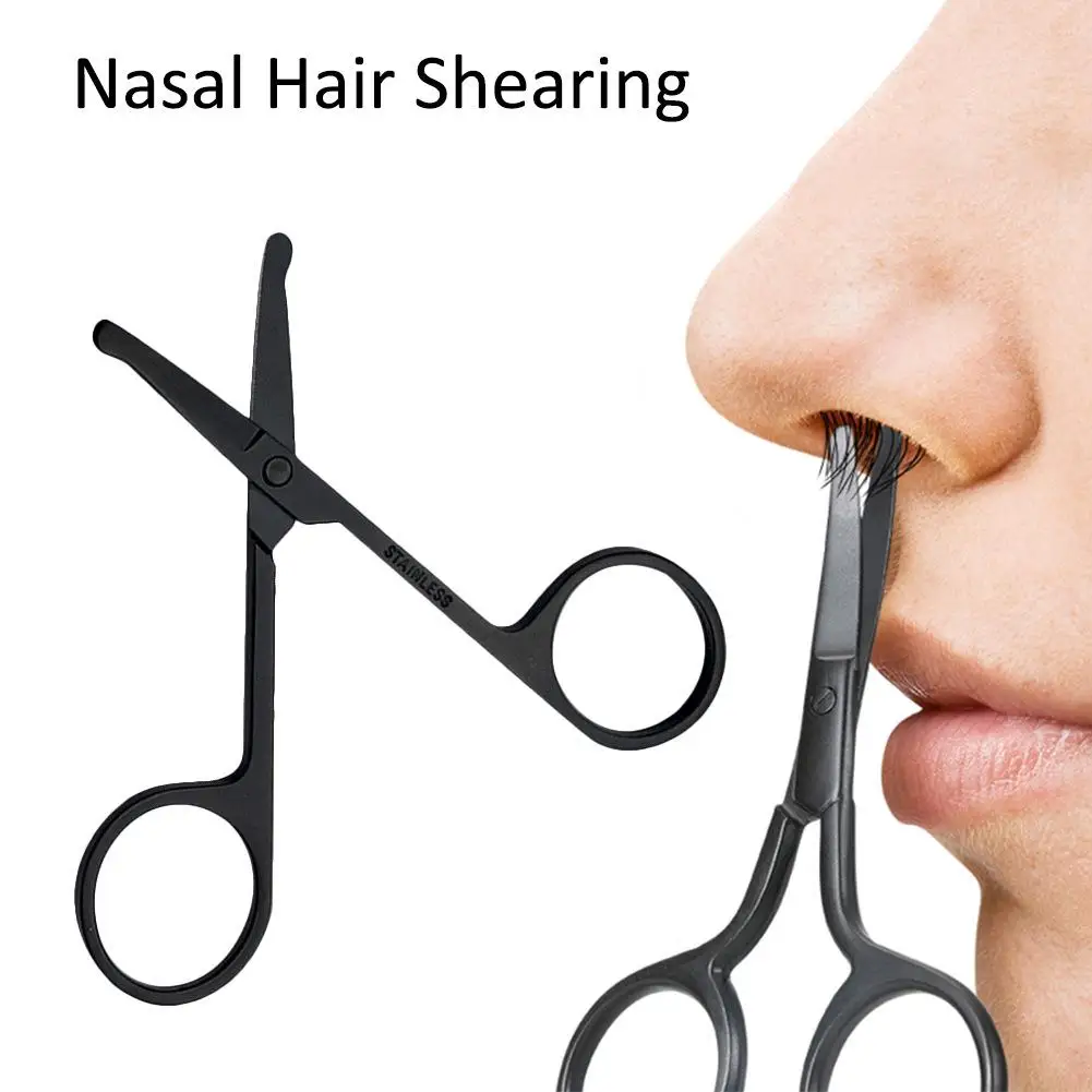 Rounded Nose Hair Trimmer Safety Scissors Multi Purpose Scissor with