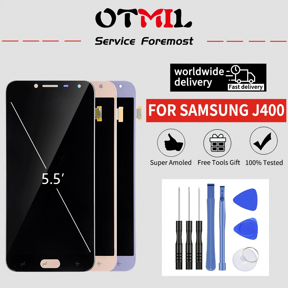 

5.5"Amoled For SAMSUNG Galaxy J400 LCD Display Touch Screen For SAMSUNG J4 2018 Display J400F J400H J400P J400M LCD #1