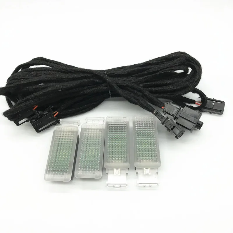 

Car Interior Led Foot lamp LED Footwell Light Cable Wiring harness For VW Golf 7 MK7 VII Passat B8 Tiguan 2017 5G0947409