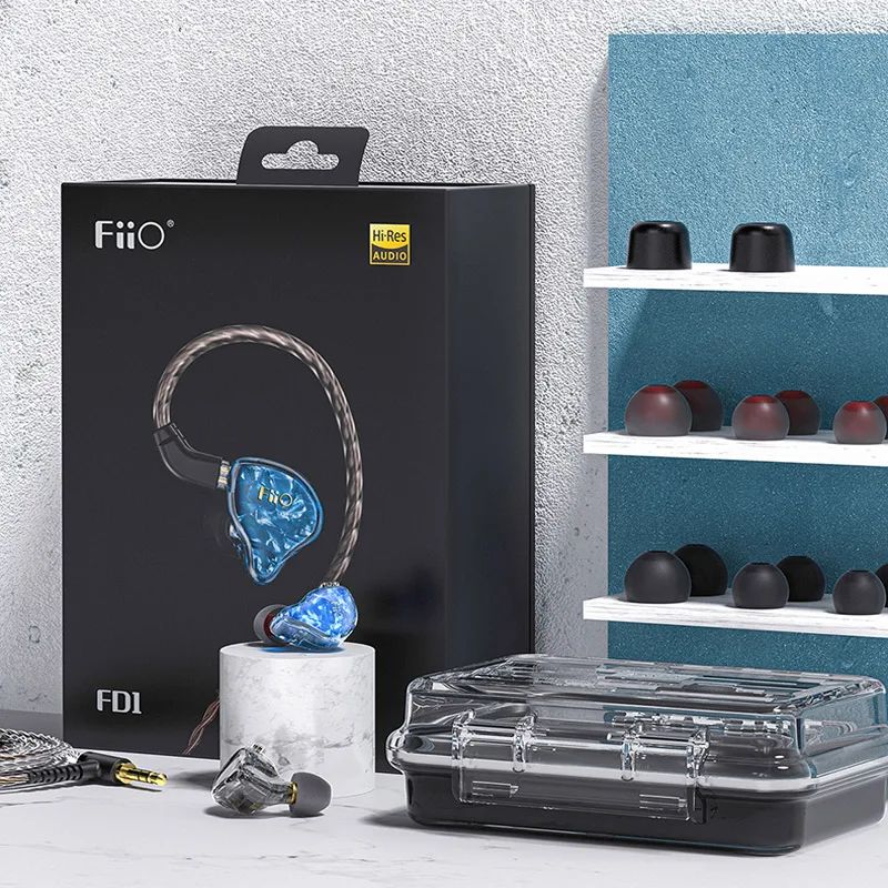 Динамический драйвер FiiO FD1 с бериллиевым покрытием Hi Fi музыкальные наушники
