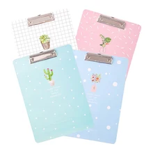 Милый кактус буфер обмена дерево А4 А5 Kawai блокнот для письма клип доска файл папка офисные школьные принадлежности пункт бумага хранения для женщин и девочек комплект