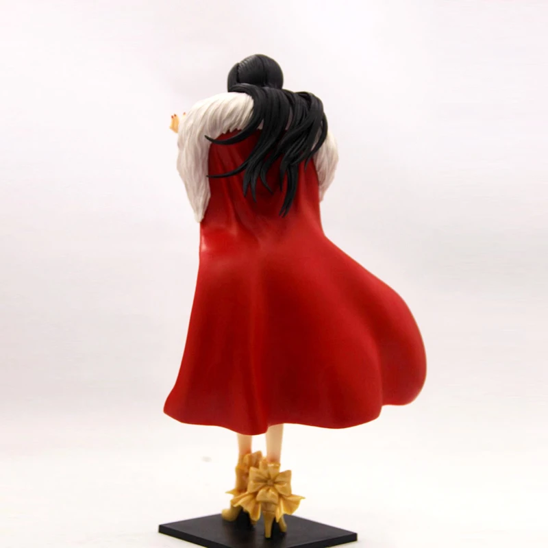 25cm Glitter& Glamours ONE PIECE Boa Hancock Original figure transform Red Cape Ver Resin model Collection nude anime Figure