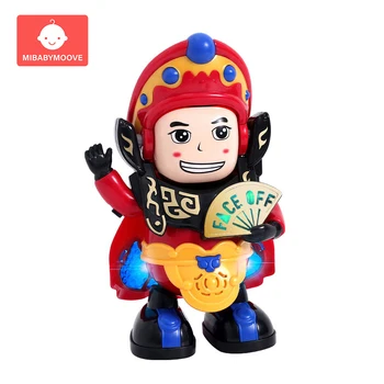 

Change Face Peking Opera Face Dolls Traditional Chinese Folk Craftwork Sichuan Chinese Opera Doll Action Light Music Robot Toys