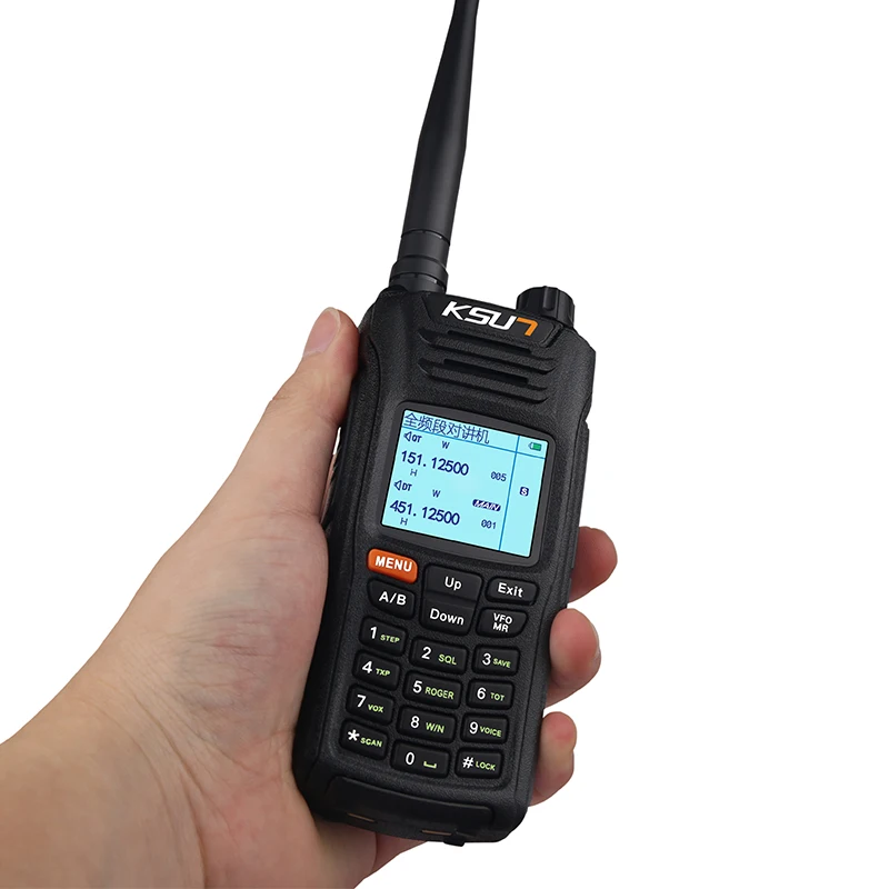 Рация KSUN X UV68D Talkie 8W VHF UHF Двухдиапазонная портативная двухсторонняя Любительская