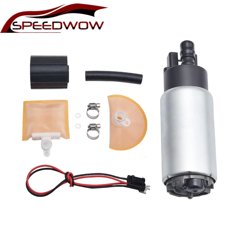 SPEEDWOW Универсальный Intank 120lph Электрический топливный насос и установить комплект для бензина E85 для Subaru Honda Acura Lexus Ford toyota mazda