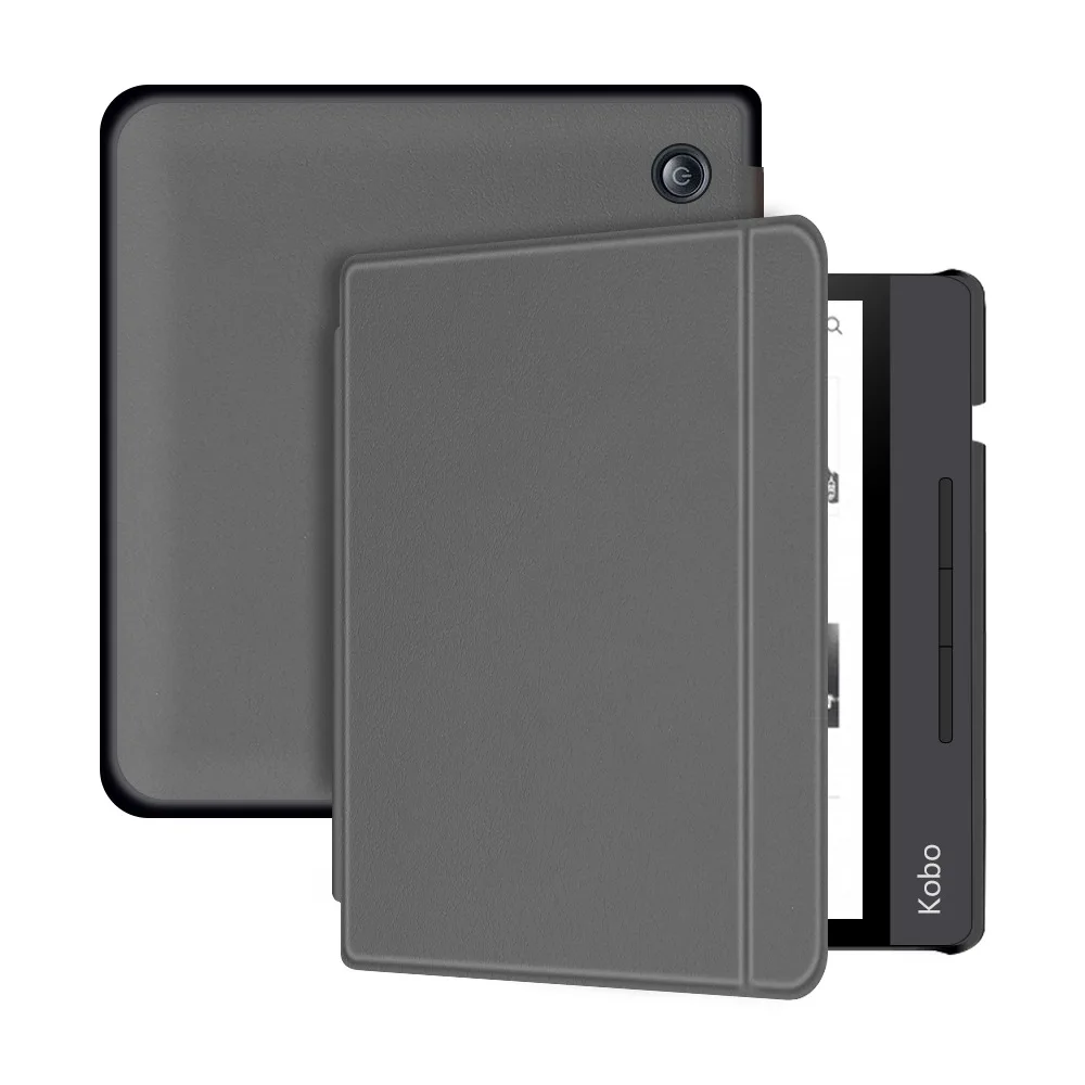 Умный чехол с магнитной крышкой e-Reader Funda Skin для KOBO Libra H2O аксессуары | Компьютеры и
