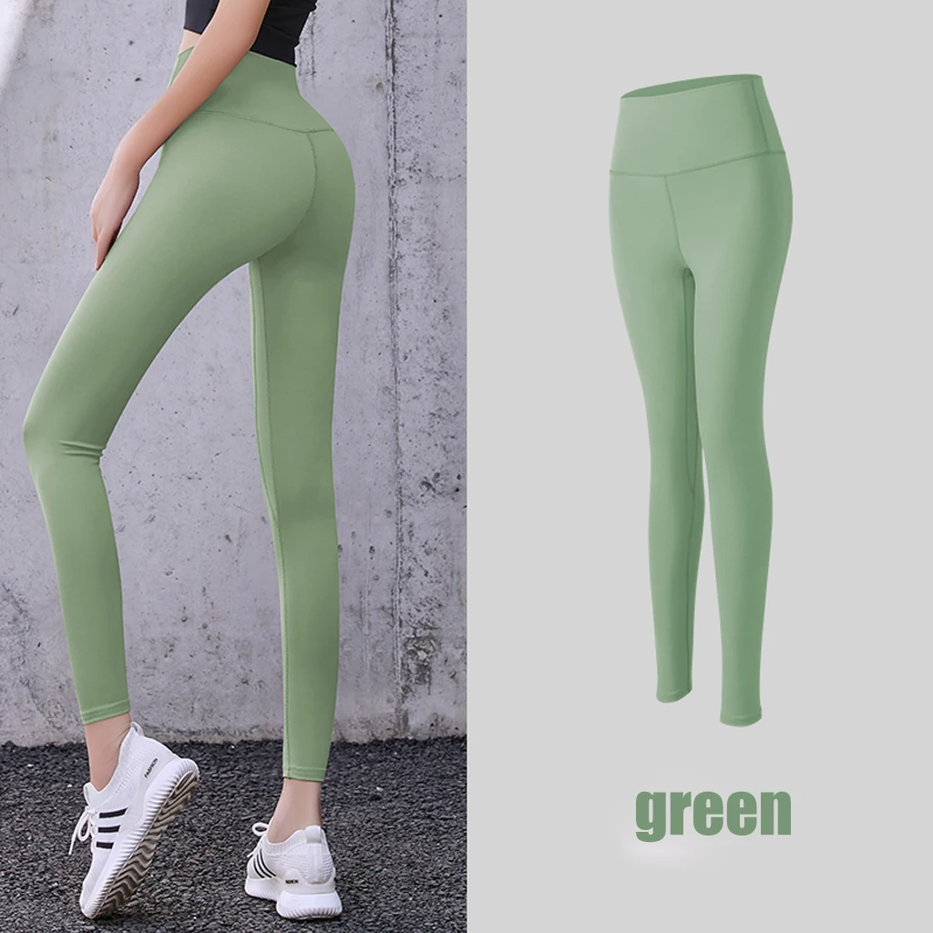 PSGS Length Leggings Women Bare Squat Proof Workout Training Yoga Pants  Tights (Color : Sage Green, Size : 4) : : Clothing, Shoes &  Accessories