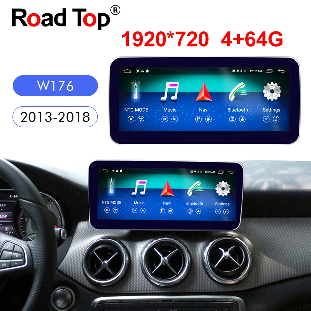 

10.25" Android 8 Car Radio GPS Navigation Bluetooth WiFi Head Unit Screen for Mercedes Benz Sedan GLA CLA Class X156 2016-2019