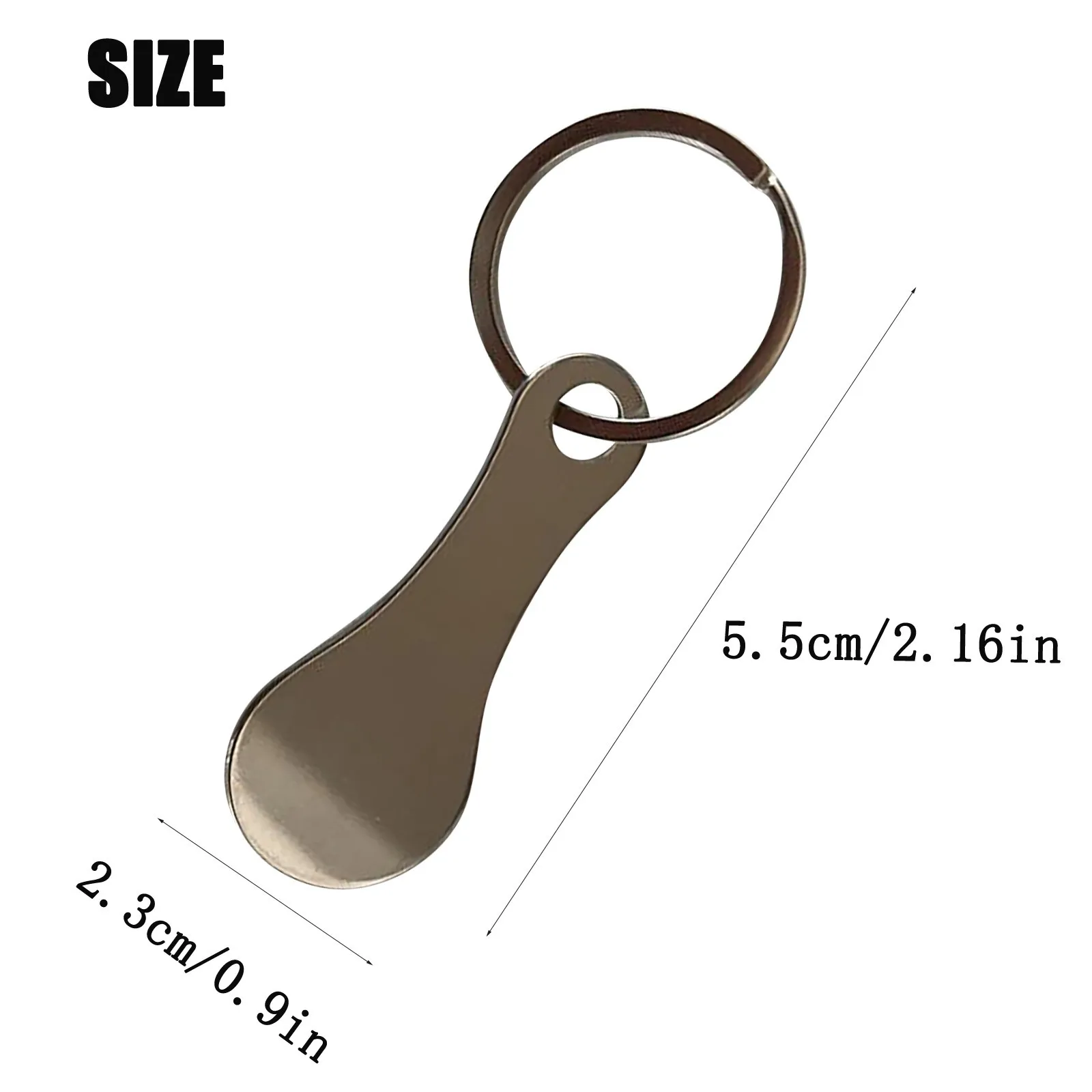 Ring For Key Keychain Metal Aluminum Alloy Shopping Cart Token Keyring Accessories Decor Keyring Hook 1/3pcs phone number plate keychain phone keychain cat keychain jewelry