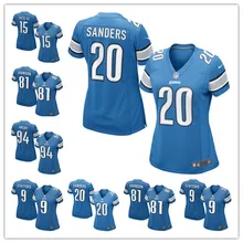 Женщины Детройт s, 81# Джонсон, 20 Барри Сандерс, 9 Matthew Stafford, 94# Ezekiel Ansah Джерси