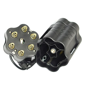 

1PC DIY Powerbank Box 6x 18650 Battery Storage Case Holder 5V 12V For Bicycle LED Light USB Charger for Smartphone N08 19