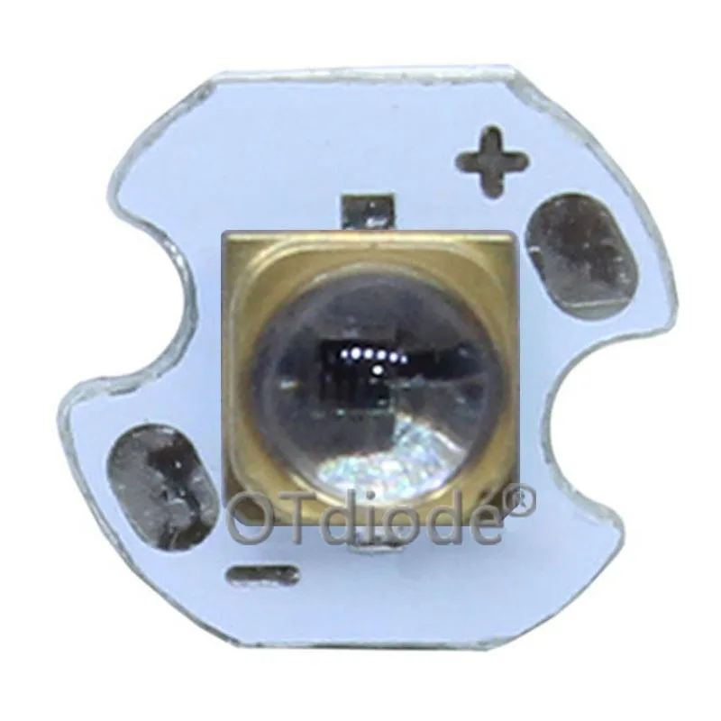 Korea LG 1W 265nm UVC LED Lamp beads for UV disinfection Medical equipment 275nm SMD4545 Deep ultraviolet Chip 5-9V 150mA - Испускаемый цвет: 8mm Aluminum PCB