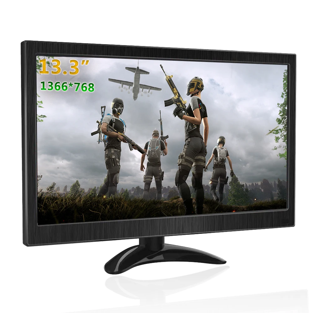 Promo 13.3 inch portable monitor PC 1366x768 gaming notebook monitor HDMI LCD monitor PS4 Raspberry Pi Xbox CCTV portable monitor