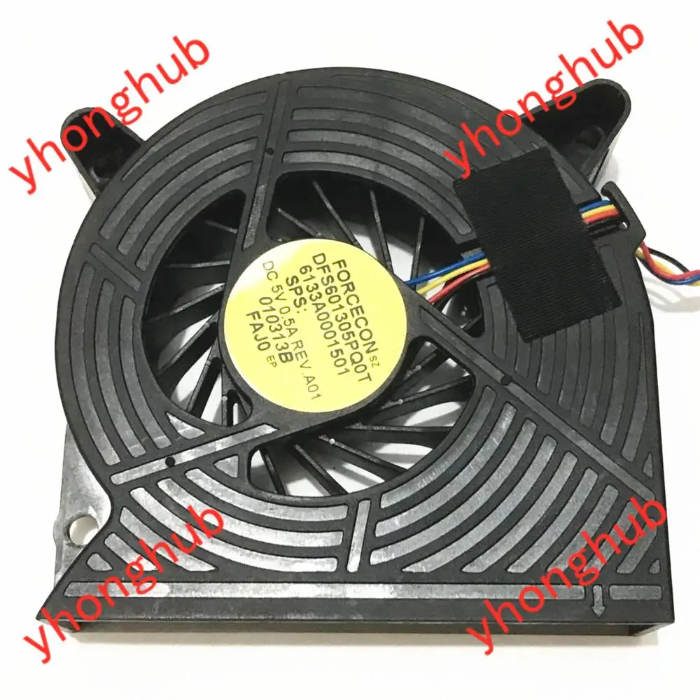 4 проводной вентилятор для охлаждения сервера Forcecon DFS601305PQ0T FAJ0 6133A0001501 DC 5V 0 5