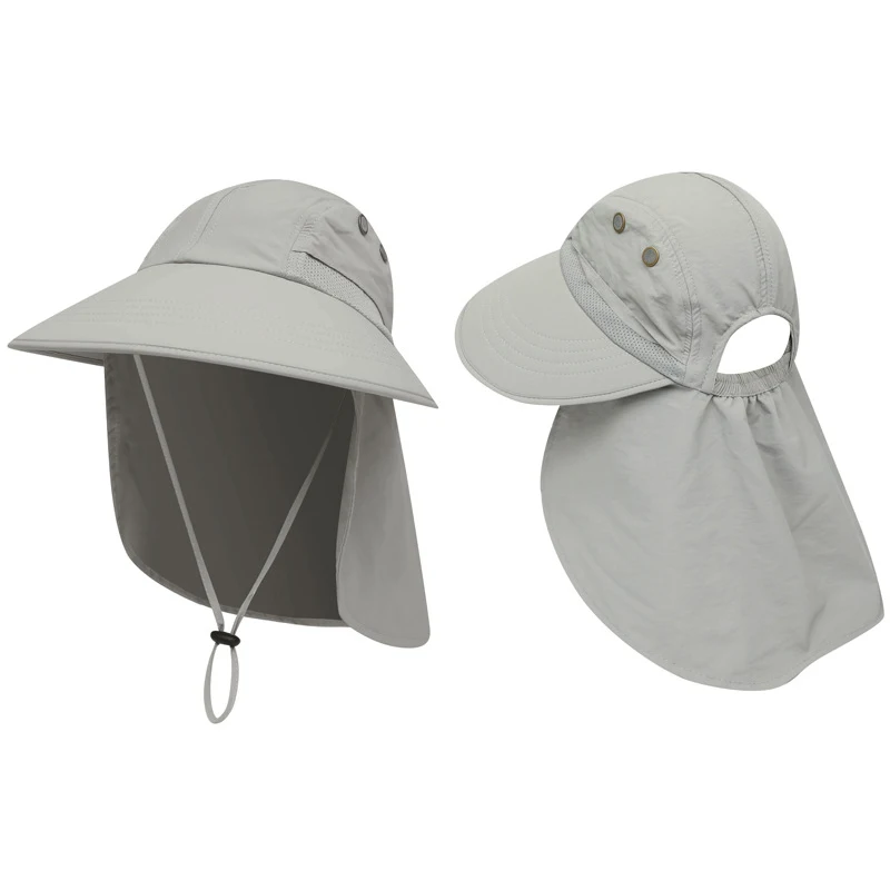 

Шляпа от солнца с клапаном на шею, мужская и женская летняя водонепроницаемая защита от УФ-лучей, аксессуары для альпинизма на открытом воздухе