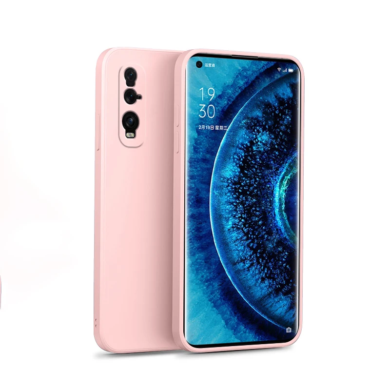 Enhanced Silicone Case with Camera Protection - Stylish Square Design and Cute Back Cover