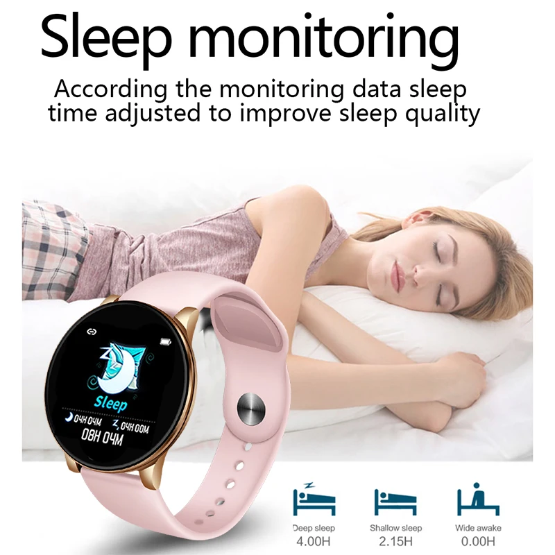 Female Fitness Smart Watch Women Running Reloj Heart Rate Monitor Bluetooth Pedometer Touch Intelli-4