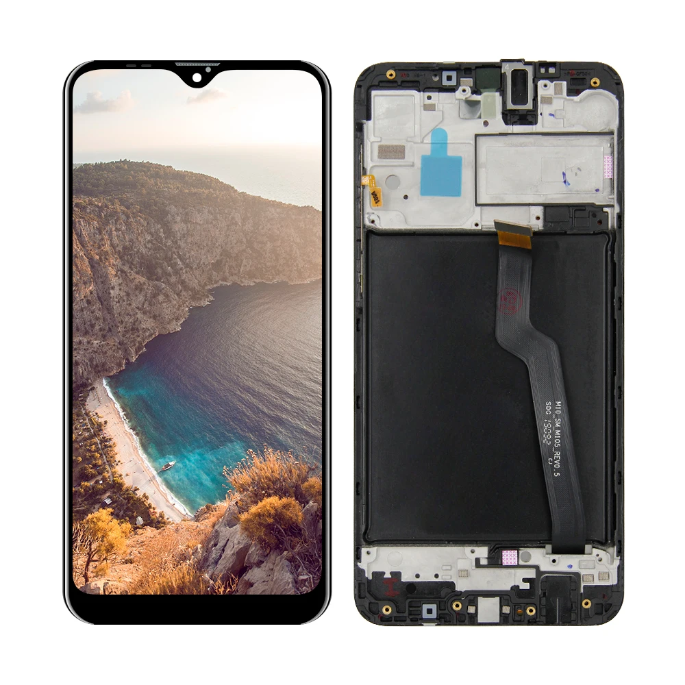 

6.2" LCD For Samsung Galaxy A10 A105 A105F A105FD A105M A10 LCD Display Touch Screen Digitizer Assembly with Frame