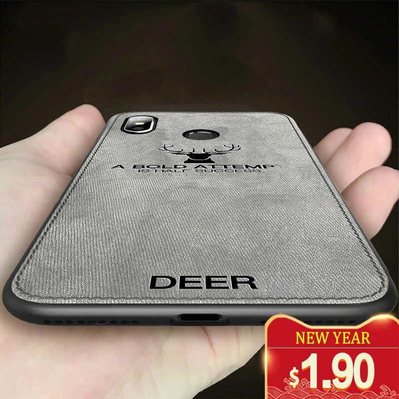 

Texture Soft Deer Cloth Phone Case For Redmi Note 8 Pro Case Cover Shockproof For Redmi .Note 7 Pro.K20 Pro.Mi 9 se.Case