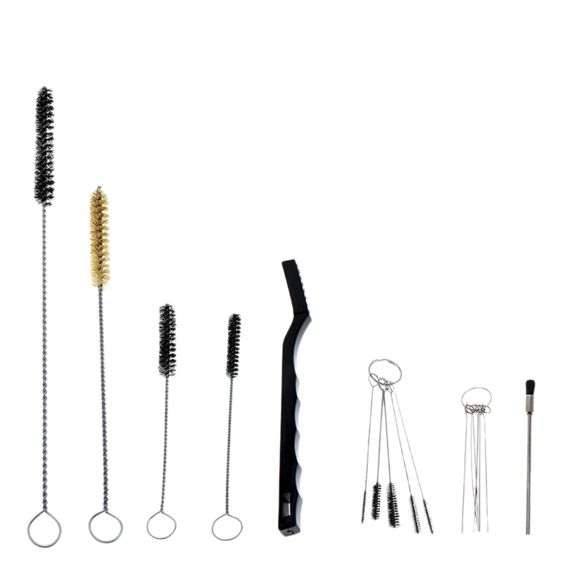 17Pcs/Set Mini Wire Brush Paint Cleaning Brushes Kit Power Tool Accessories Needle Pipe Nozzle Clean Accessory Part | Автомобили и