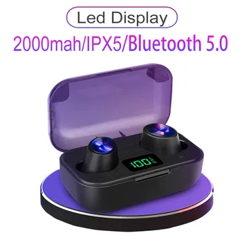 

Wireless Earphones TWS Bluetooth 5.0 Earphone Waterproof HiFi 8D Surround Wireless Earbuds Smart Touch Headset For Sport Game