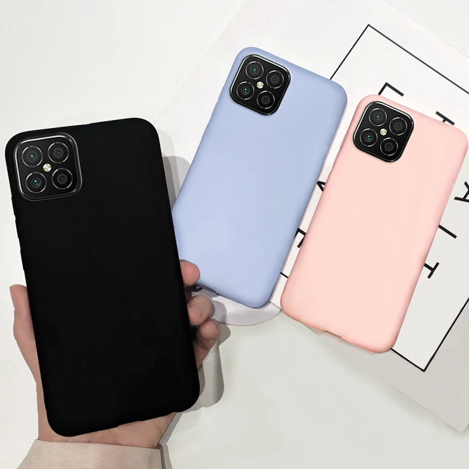 Для Huawei Nova 8 Pro 5G чехол для SE 5g Мягкий силиконовый чехол-бампер телефона однотонная