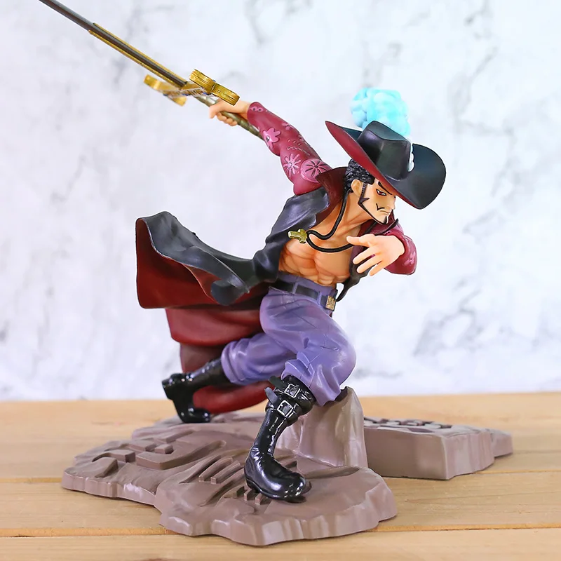 One Piece Dracule Mihawk Аниме Фигурка санторий вер. ПВХ Фигурки игрушки Hawk Eyes MAX