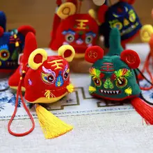 

No Deformation Blessing Collection Chinese Zodiac Tiger Plush Pendant for Gathering