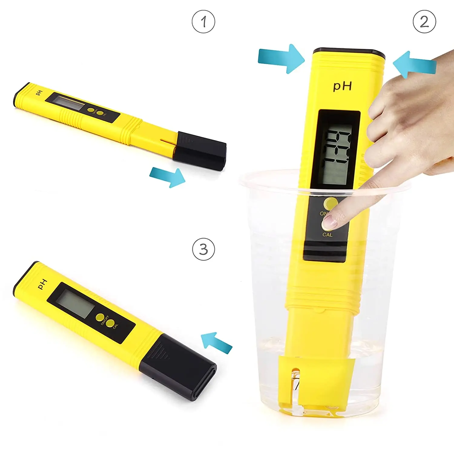 PH Meter for Water 0.01 High Accuracy Water Quality Tester with 0-14 PH Measurement Range for Household Drinking Water Aquarium water tester ph meter water quality detector