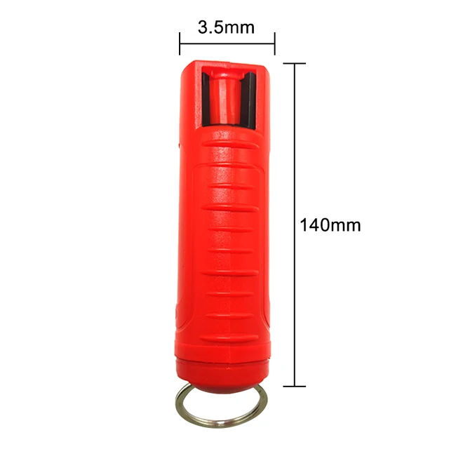 Portable Pepper Spray Tank Bottle Emergency Empty Box Spray Shell With Key Ring Keychain Self-defense Outdoor Camping Supplies 6