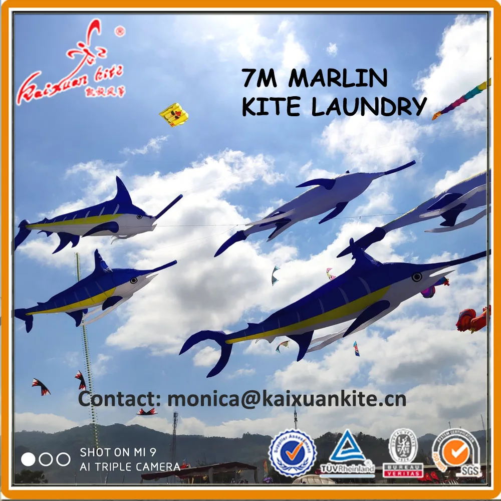 Голубая линия марлина надувная модель от Weifang kaixuan kite factory|Воздушные змеи| |