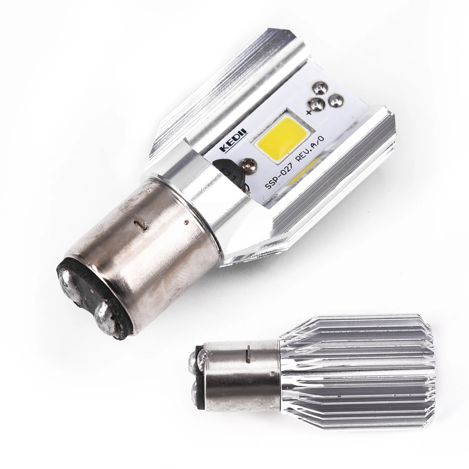 1 шт. H6 BA20D 6~ 80V 12W Белый 6500K светодиодный фонарь для мотоцикла и велосипеда Hi/Lo