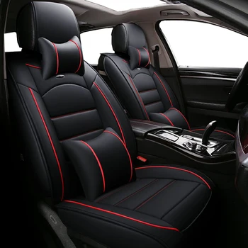

Universal Leather Car Seat Covers for Cadillac SLS CTS XTS ATSL CT6 XT5 CT6 SRX 5 seat covers accessories Car-Styling car covers