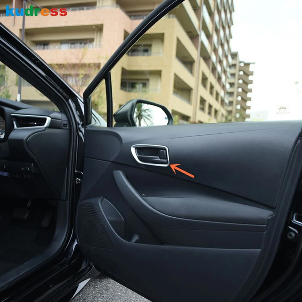 Для Toyota Corolla 2019 2020 хэтчбек ABS матовая крышка внутренней дверной ручки накладка